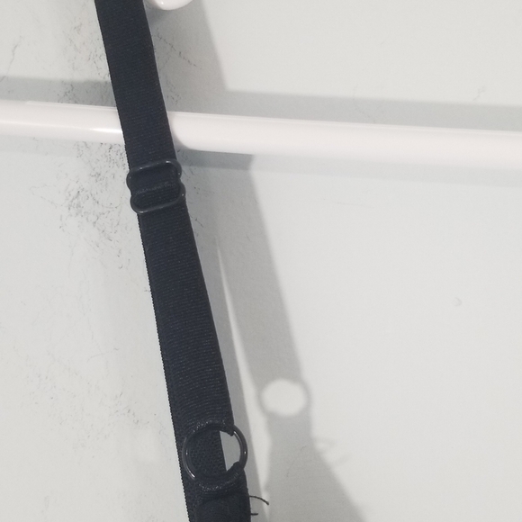 Black Mini Fringe Dress. Go-Go Girl Dance Style. Pit to Hemline 24". Size S. - Picture 7 of 8